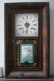 American Shelf-clock (with Tree Picture)