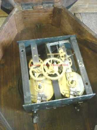 Movement of Tableau Comtoise clock