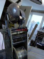 Mechanisms from a month-going Longcase clock with Dutch strike