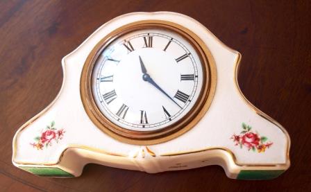 China clock front & base